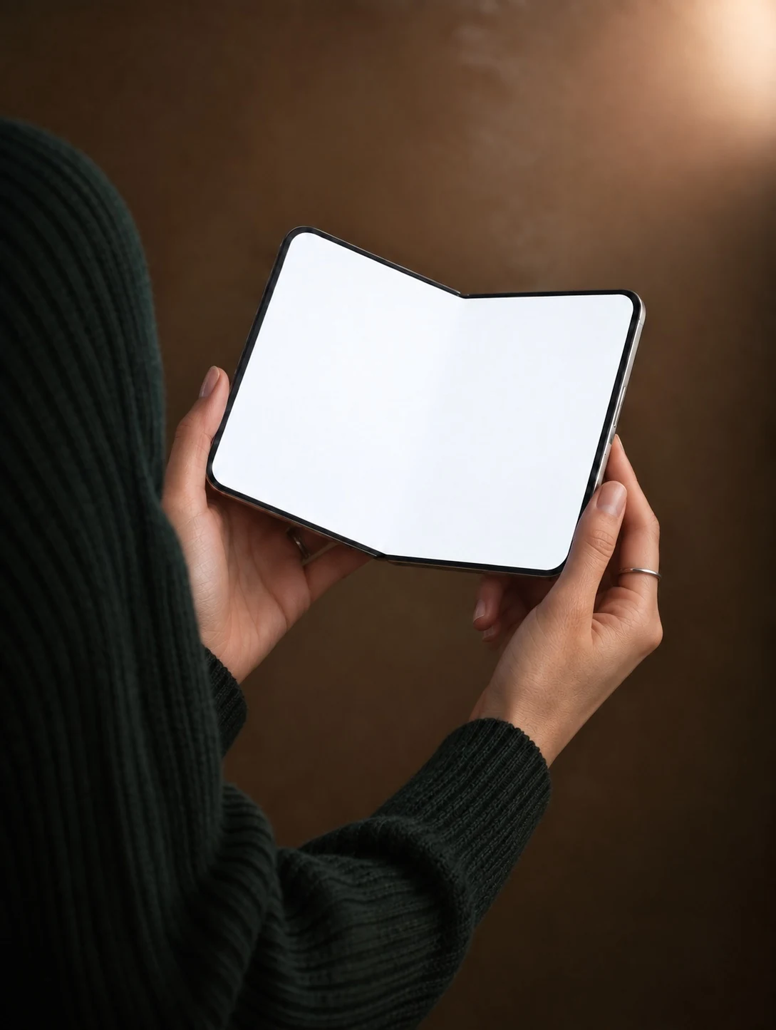 iPhone Duo Mockup Held in Both Hands