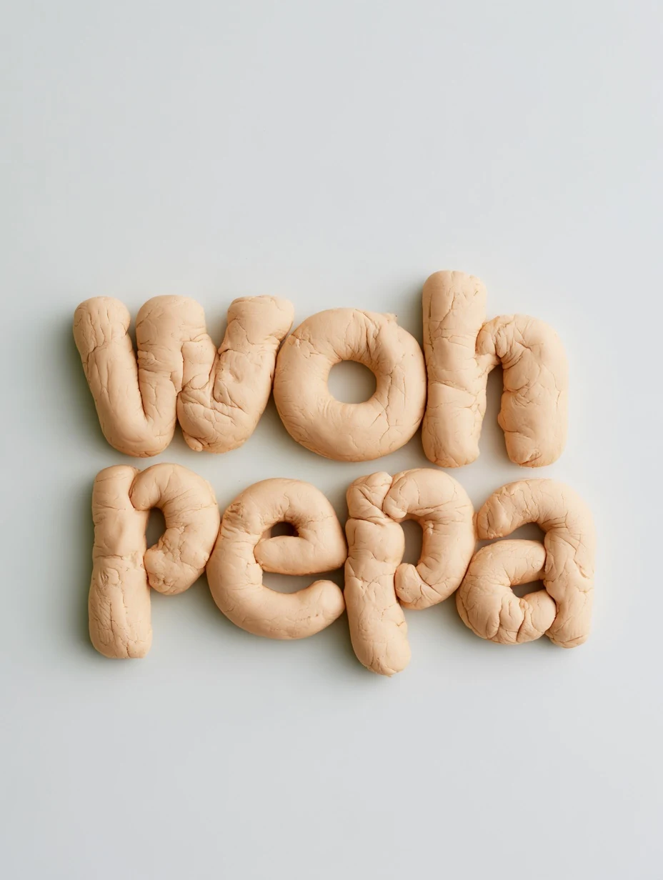 3D Clay Typography