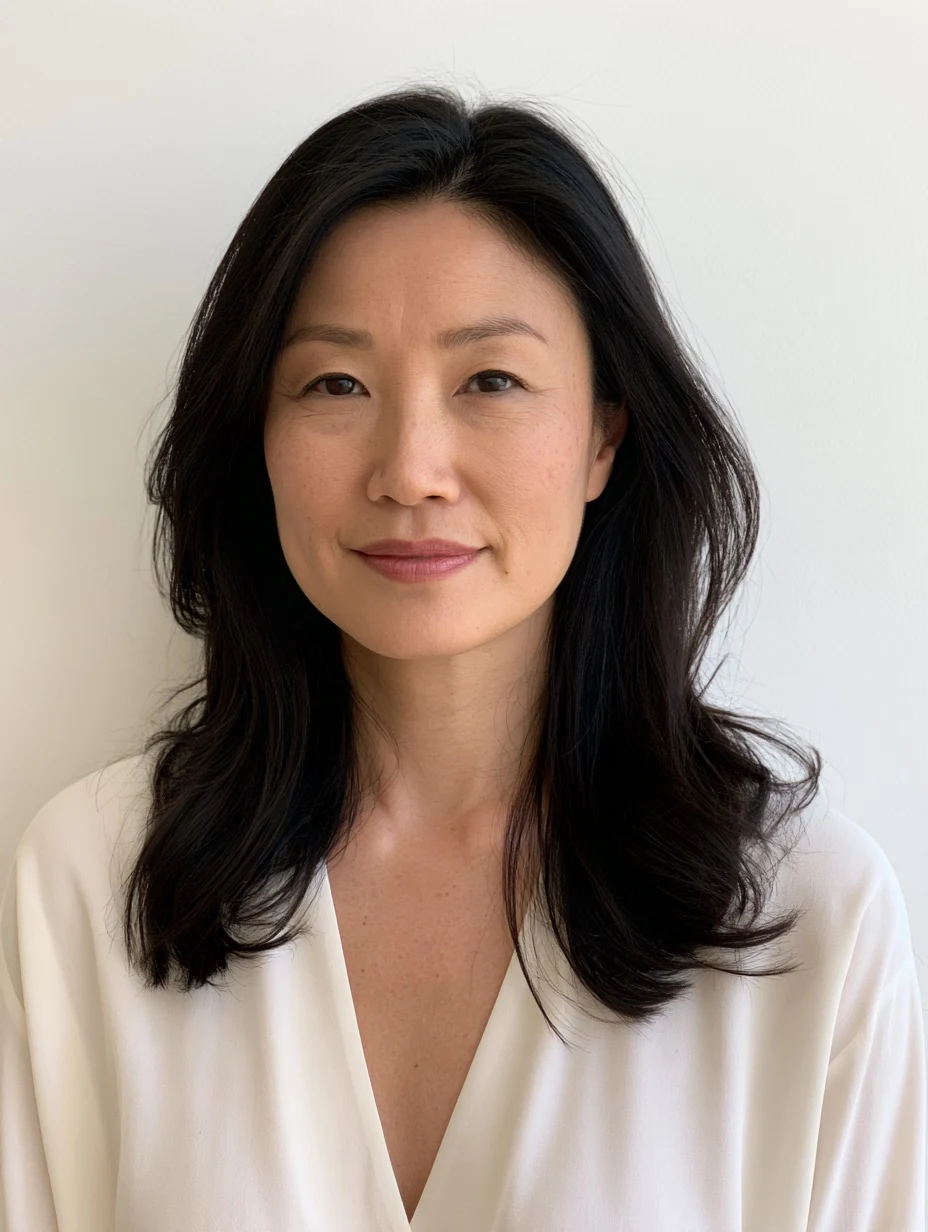 East Asian Female Character Portrait in her 40s