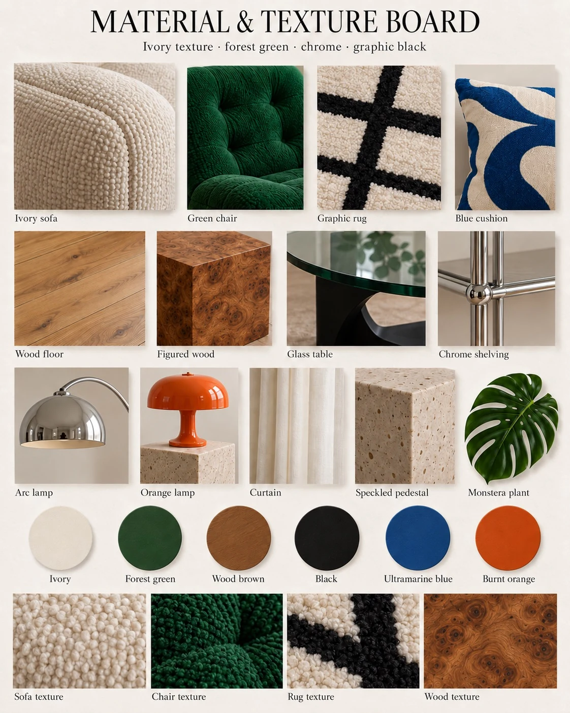 How to Create a Material and Texture Board from an Interior Photo — result