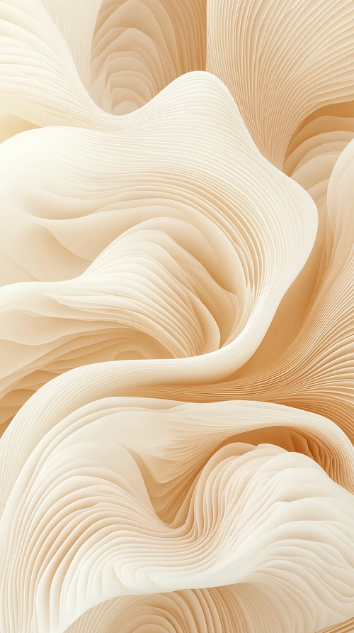 Abstract beige waves