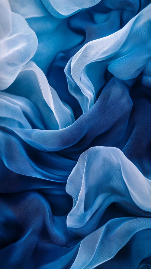 Blue wallpaper, abstract fabric texture