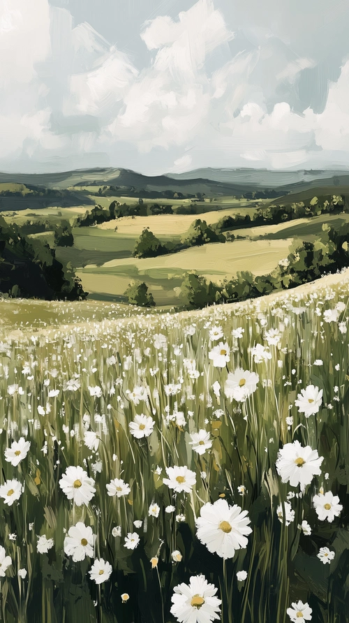 Landscape painting, french naturalism