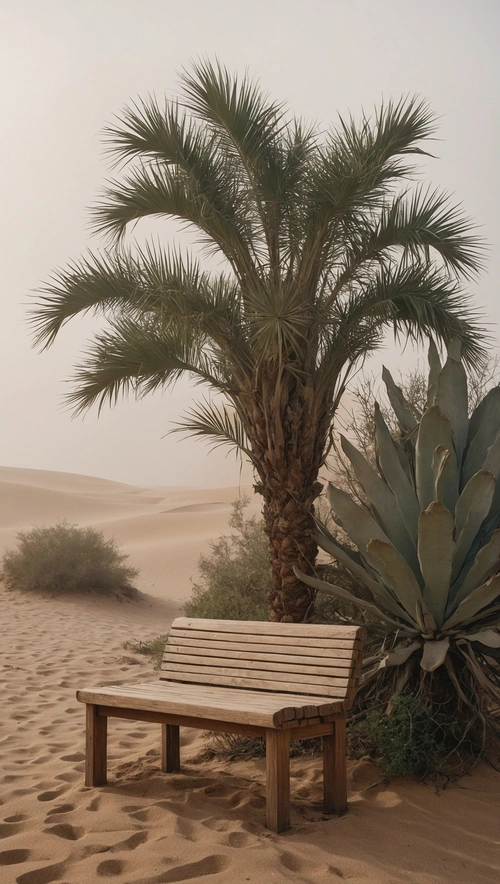 Whispers in the Mist: A Desert Reverie